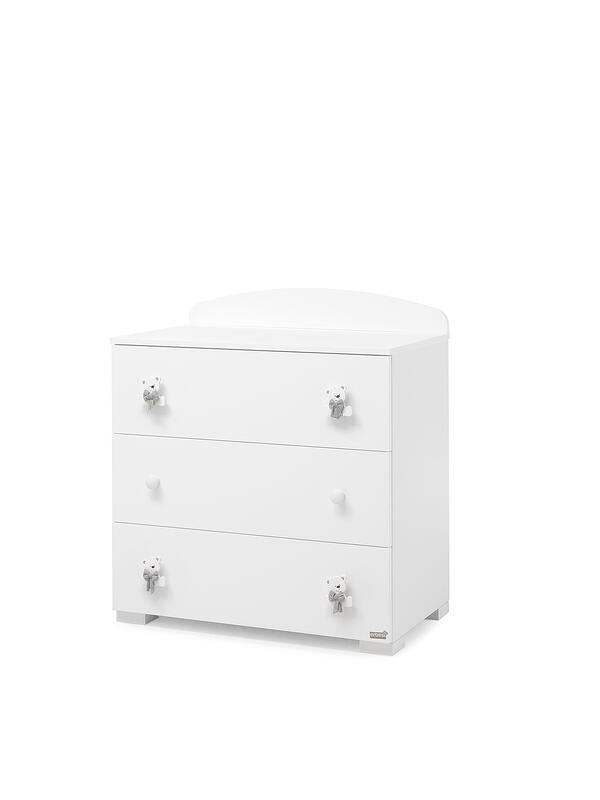 Erbesi Детски скрин Pongo Bianco Grigio-Copy Erbesi Детски скрин Pongo Bianco Grigio-Copy