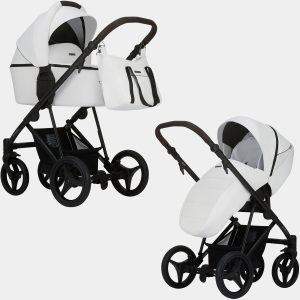 Бебешка количка 2в1 Bebetto Flavio Pro 01 - еко кожа