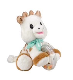 Плюшена играчка с дрънкалка Sophie-la-giraffe