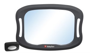 BabyDan Огледало за задна седалка с LED