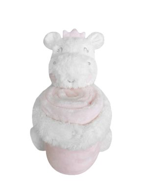 Сет играчка с одеяло KIKKA BOO Hippo Dreams