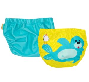 Пелена за плуване Zoocchini SYDNEY THE SEAL 6-12 месеца - 2 бр.