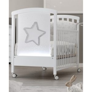 Erbesi дървено легло Star Lettino Bianco / White