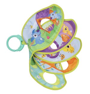 Текстилна книжка Щастливи у дома с животни за куклен театър Playgro