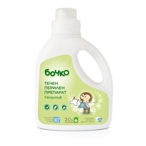 Течен перилен препарат Бочко - Sensitive, 1100 ml