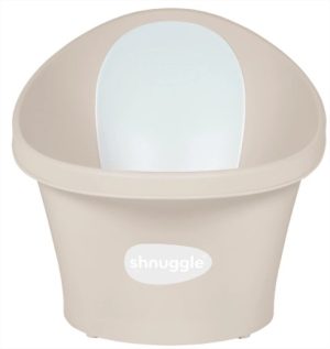 Бебешка вана за къпане с клапа Shnuggle Taupe