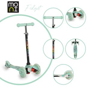 Moni Тротинетка Fidget Зелена