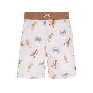 Бански за деца с UV 80+ Lassig Sea Animals milky 74/80 см
