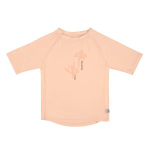 Блуза за деца с къс ръкав с UV 60+ Lassig LSF Corals peach rose 74/80 см