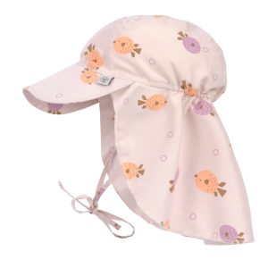 Детска слънцезащитна шапка с UV защита 80+ Lassig LSF Sun Protection Fish light pink