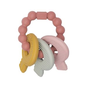 Бебешка Гризалка Ключодържател Little Dutch Pink