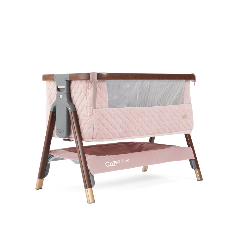 Бебешко сгъваемо легло Tutti Bambini CoZee® LUXE WALNUT/BLUSH Под наем