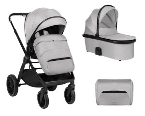 Комбинирана количка Kikka Boo Tiffany 2 в 1 Light Grey
