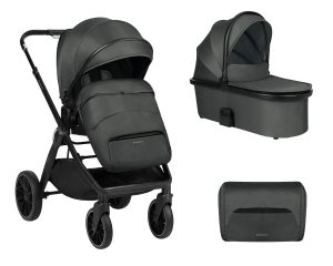Комбинирана количка Kikka Boo Tiffany 2 в 1 Dark Grey