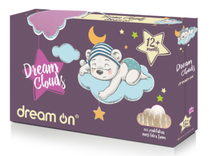 Детска възглавница Dream On Dream Clouds 12+ месеца