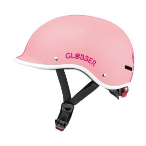 Детска светеща каска Globber Master XS/S (47-51см) Пастелно розова