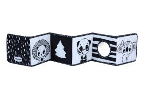 Мека двулицева книжка обиколник TINY LOVE Double-sided First Book Black&White Décor