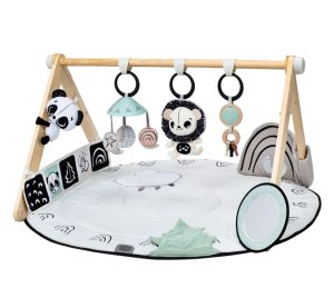 Активна гимнастика с дървена рамка Tiny Love Luxe Gymini Black&White Décor