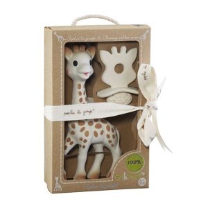 Sophie-la-giraffe Подаръчен комплект "Софи жирафчето и гума за дъвчене" от колекцията "So pure"