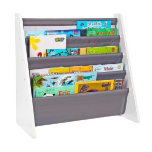 Органайзер за книжки и играчки Ginger Home White Grey