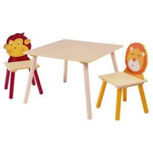 Детска дървена маса със столчета Ginger Home Animals