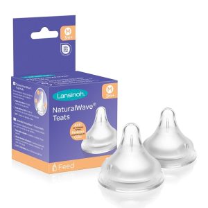 Физиологичен силиконов биберон Lansinoh NaturalWave™ 3м+