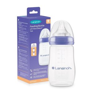Бебешко шише за хранене Lansinoh™ NaturalWave 240 мл.
