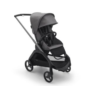 Детска количка Bugaboo Dragonfly Grey Melange Fabrics Graphite Chassis - Grey Melange