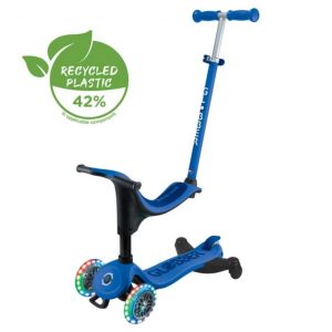 Детска тротинетка 4в1 Globber Go Up Sporty Lights 360° Navy Blue