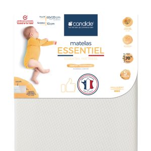 Универсален бебешки дишащ матрак Candide Essential 60/120