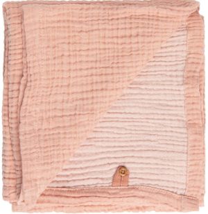 Памучна пелена bebejou Pure Cotton Pink