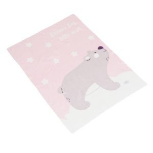 Бебешко одеало Cangaroo Dreamy Bear Розово