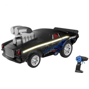 Спортна кола с LED светлини, звукови ефекти и дистанционно управление Crazon
