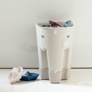 Кошче за съхранение и сушене на играчки Shnuggle Бежов
