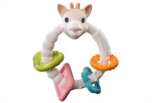 Цветна кръгла гризалка Sophie La Girafe