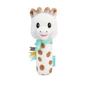 Плюшена дрънкалка с весели звънчета Sophie La Girafe
