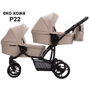 Бебешка количка за близнаци 2в1 Bebetto P22