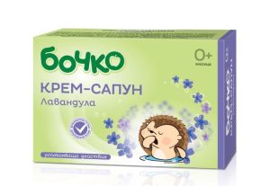 Бочко Бебешки крем-сапун с екстракт от лавандула 75гр.