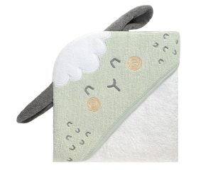 Бебешка хавлия с качулка Kikka Boo Sleepy Sheep