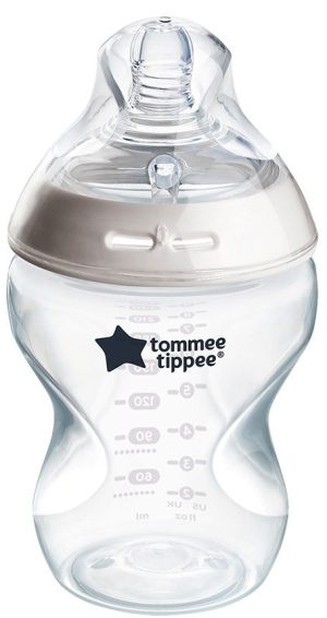 Самостерилизиращо се бебешко шише за хранене Tommee Tippee Natural Start 260 мл