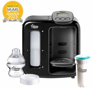 Уред за приготвяне на адаптирано мляко с дигитален дисплей Tommee Tippee Perfect Prep Day & Night