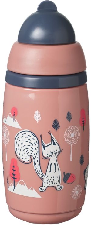 Неразливаща се чаша с мек накрайник, дръжки и антибактериално покритие Tommee Tippee SuperStar Trainer Sippee Cup 266мл. 6м+