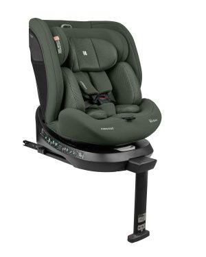 Детско столче за автомобил с IsoFix Kikka Boo i-Orbit i-Size (0-36 кг) Army Green