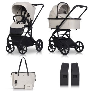 Бебешка колички 2 в 1 Cavoe Moi XL Ecru Изложена