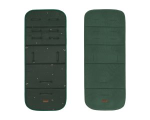 Двулицева подложка за детска количка Kikka Boo Secret Garden Deep Green
