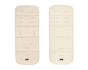 Двулицева подложка за детска количка Kikka Boo Secret Garden Beige