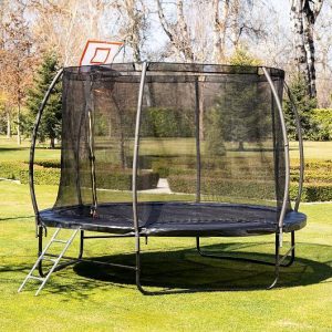 Детски батут за скачане с баскетболен кош Chipolino Basketball 305см.