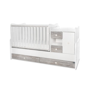 Трансформиращо се легло Lorelli - MiniMax 190/72 см, бяло/арт