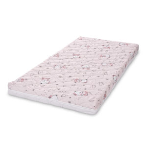 Детски матрак Lorelli Holiday, 70 х 140 х 10 cm, Розово мече-балерина