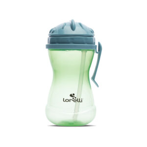 СПОРТНА БУТИЛКА С ДРЪЖКA BLUE/GREEN и сламка
